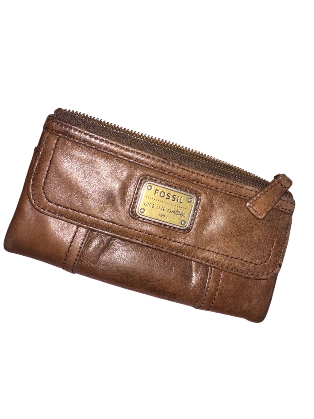 Fossil Emory Clutch Leather Wallet June 2012 SL 2931